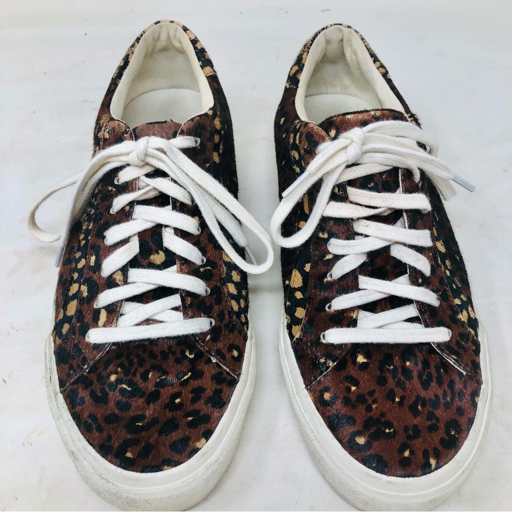 Madewell Dyed Calf Hair Low Top Sneakers